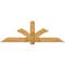 Ekena Millwork Redmond Rough Sawn Timber Gable Bracket, Western Red Cedar, 84"W x 28"H x 6"D x 6"F, 8/12 Pitch GBW084X28X0606RED00RWR - alternate 1